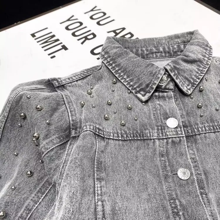 High Street New Women Denim Jacket Skirt Two Piece Set - Uniqwear