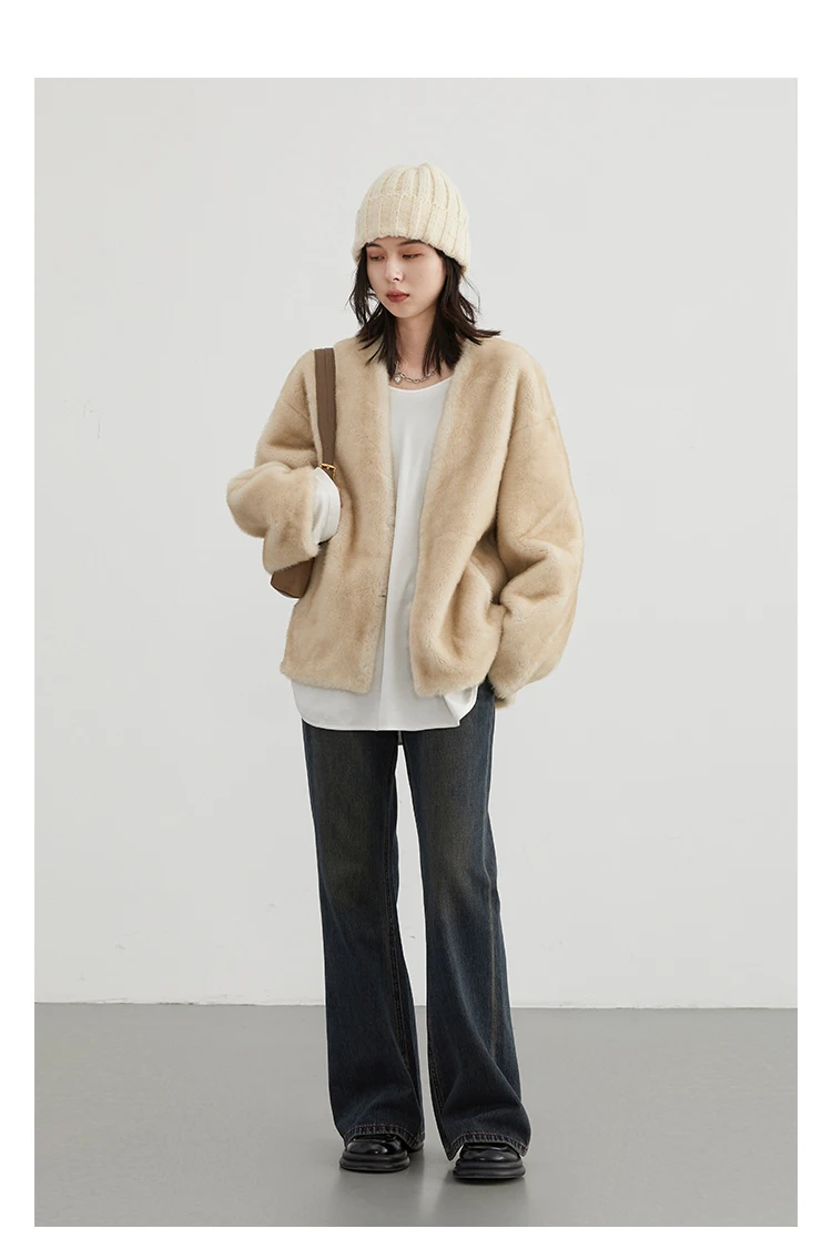 Women's Jacket Loose Casual Solid Overcoat - Uniqwear