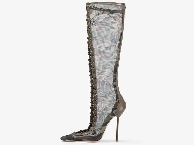 Spring/Summer New Lace Short Mesh Cool Boots - Uniqwear