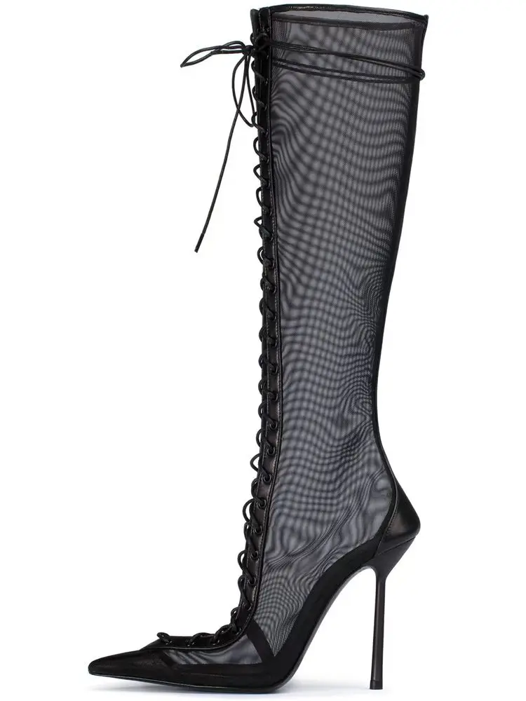 Spring/Summer New Lace Short Mesh Cool Boots - Uniqwear
