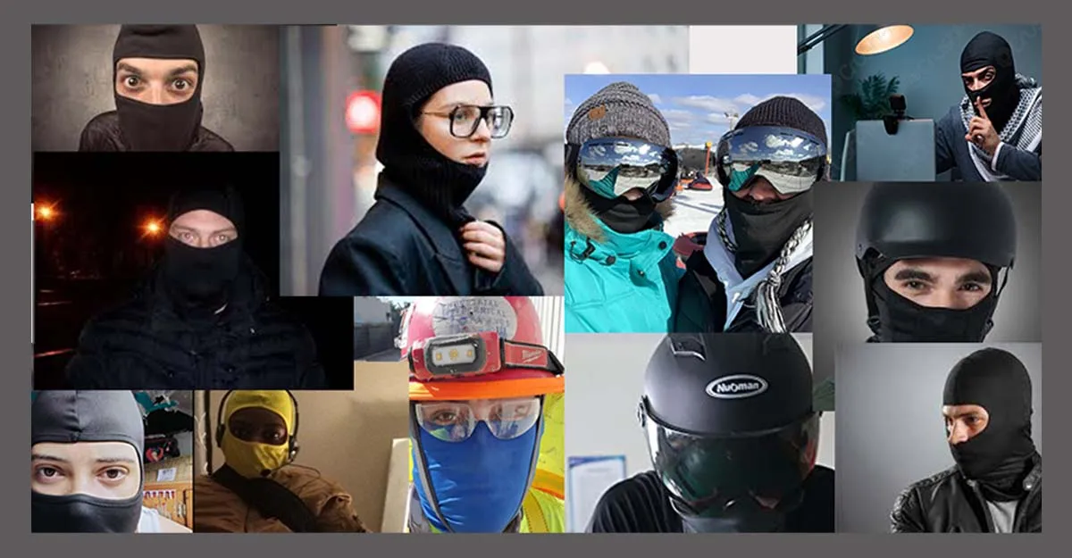 Face Mask Balaclava Black Ski Masks - Uniqwear