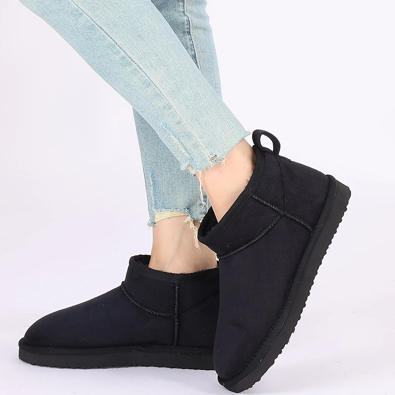 Women Cotton Boots Mini Fur Boots - Uniqwear