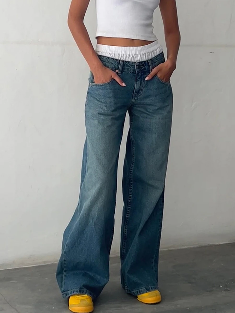 Baggy Jeans for Women Trendy Low Rise - Uniqwear