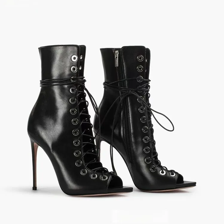 Spring/Summer New Lace Short Mesh Cool Boots - Uniqwear