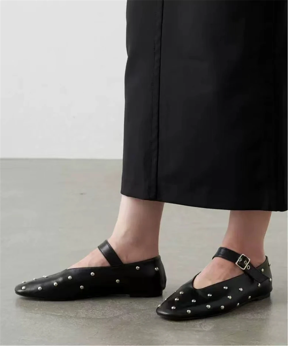 New Rivets Women Flats - Uniqwear