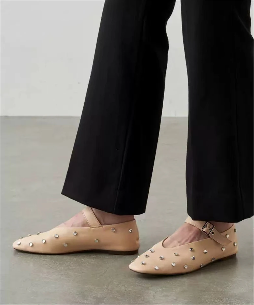 New Rivets Women Flats - Uniqwear