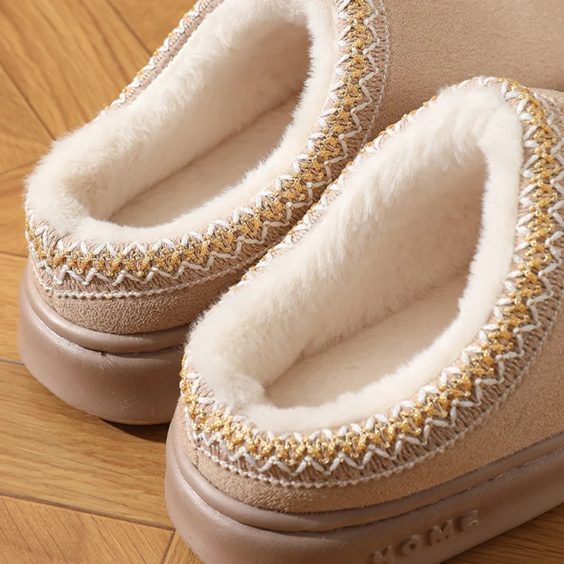 New Fashion Fluffy Platform Slippers for Women - Uniqwear