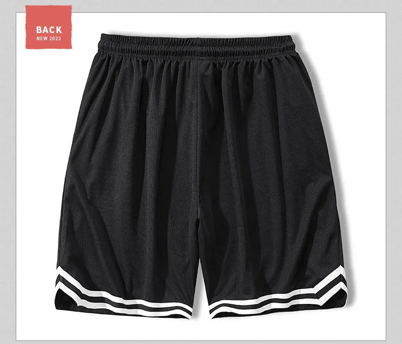 Plus Size Men's Casual Basketball Shorts - Uniqwear