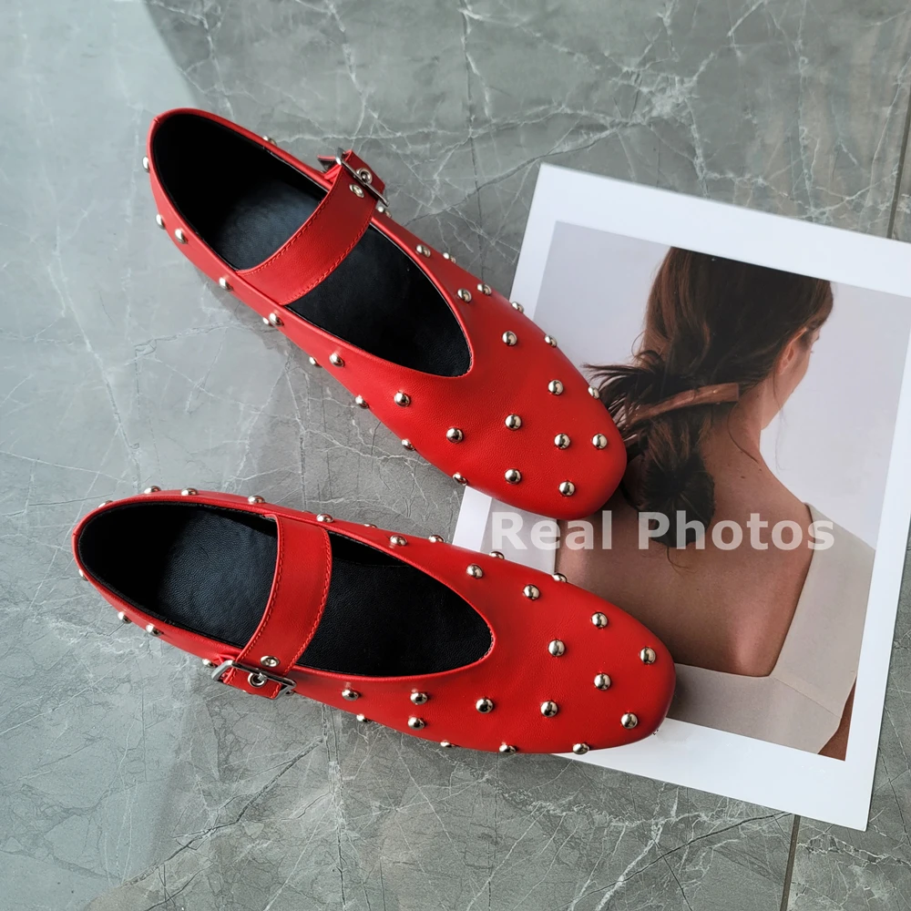 New Rivets Women Flats - Uniqwear