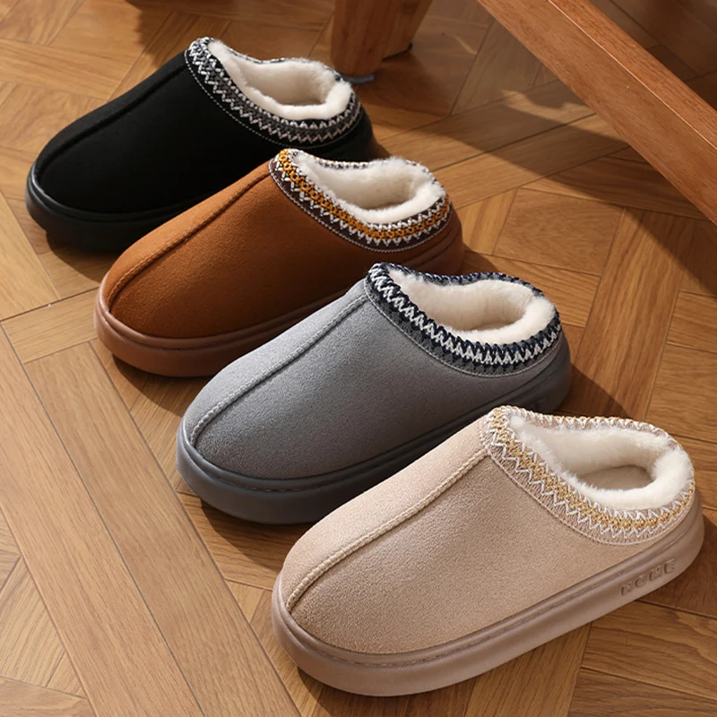 New Fashion Fluffy Platform Slippers for Women - Uniqwear