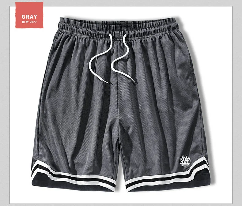 Plus Size Men's Casual Basketball Shorts - Uniqwear