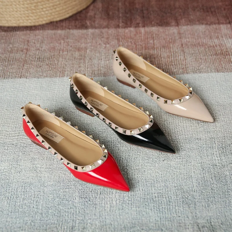 French Style Pointed Flat Bottomed Women's Shoes - Uniqwear