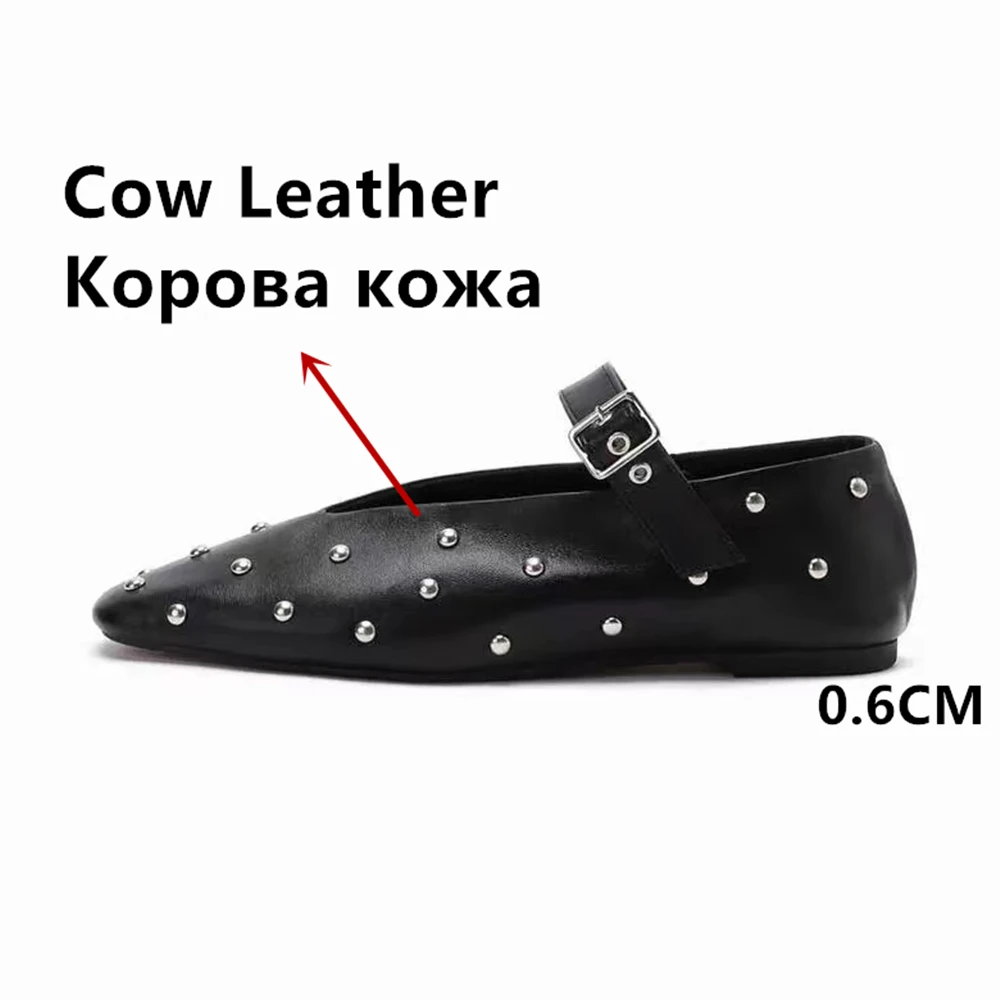 New Rivets Women Flats - Uniqwear