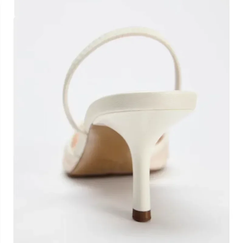 Mesh Embroidered Brand Sandals Women - Uniqwear