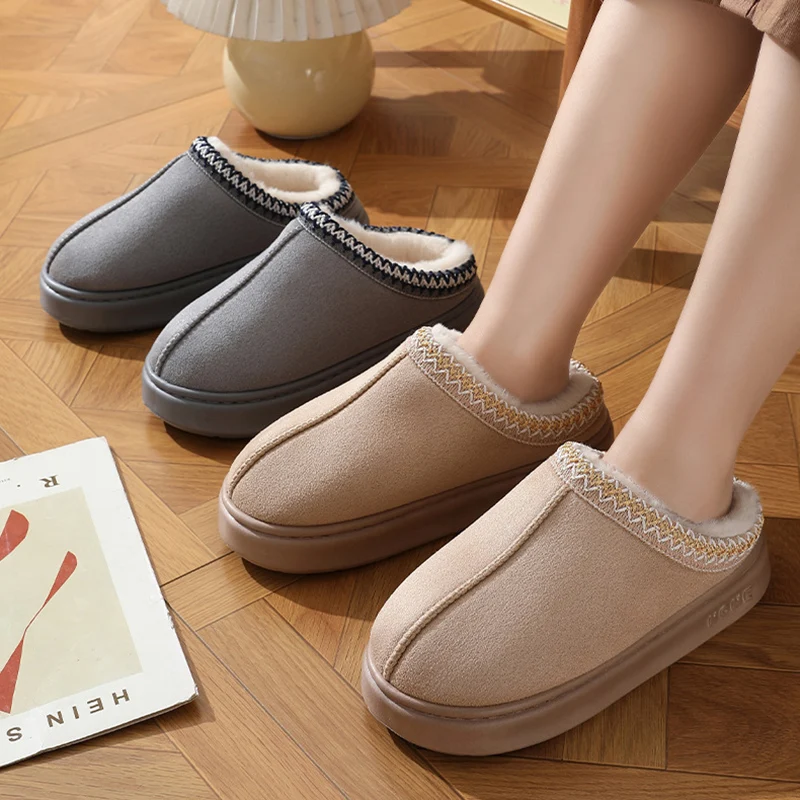 New Fashion Fluffy Platform Slippers for Women - Uniqwear