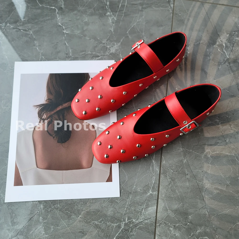 New Rivets Women Flats - Uniqwear