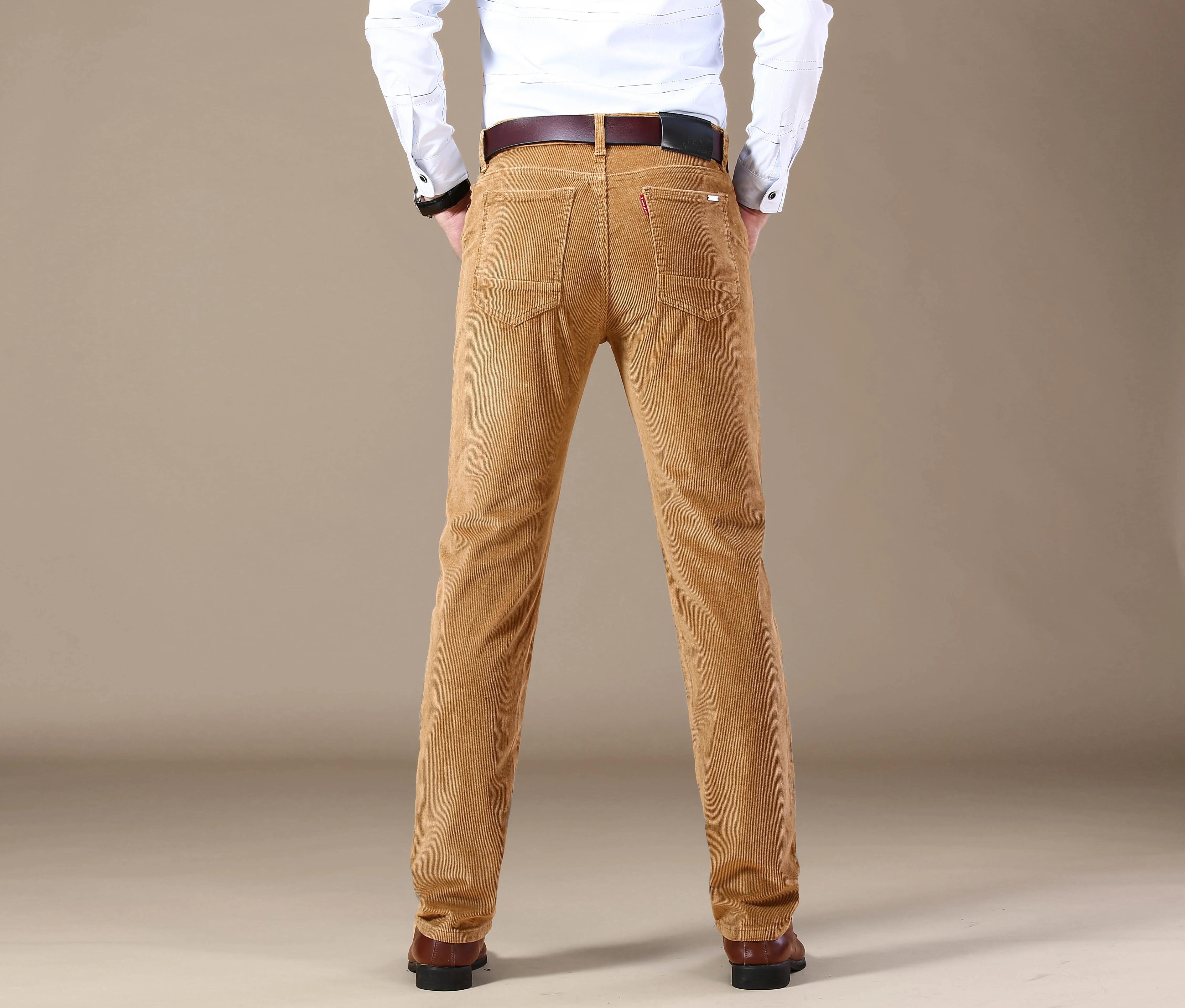 New Business Men's Straight Corduroy Pants - Uniqwear