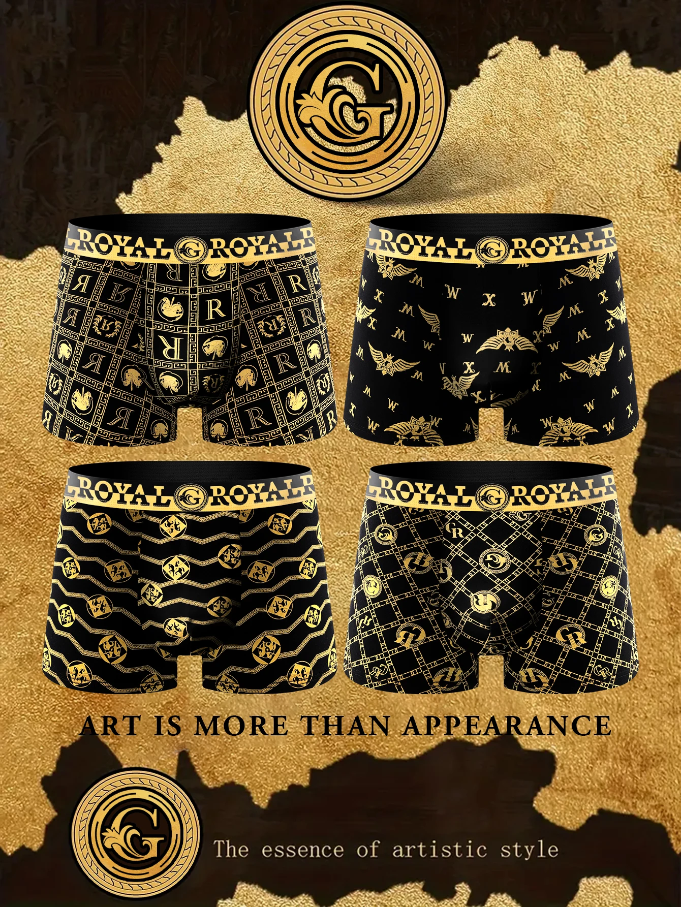 4 pieces of Men Underwear - Uniqwear