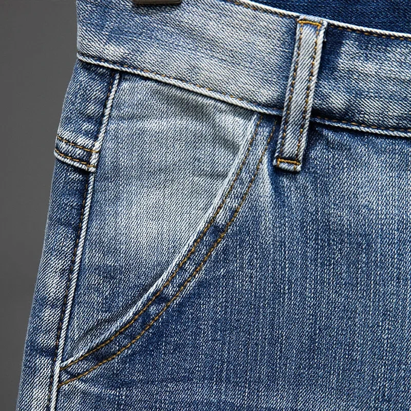 Multi-pocket Denim Shorts Men - Uniqwear