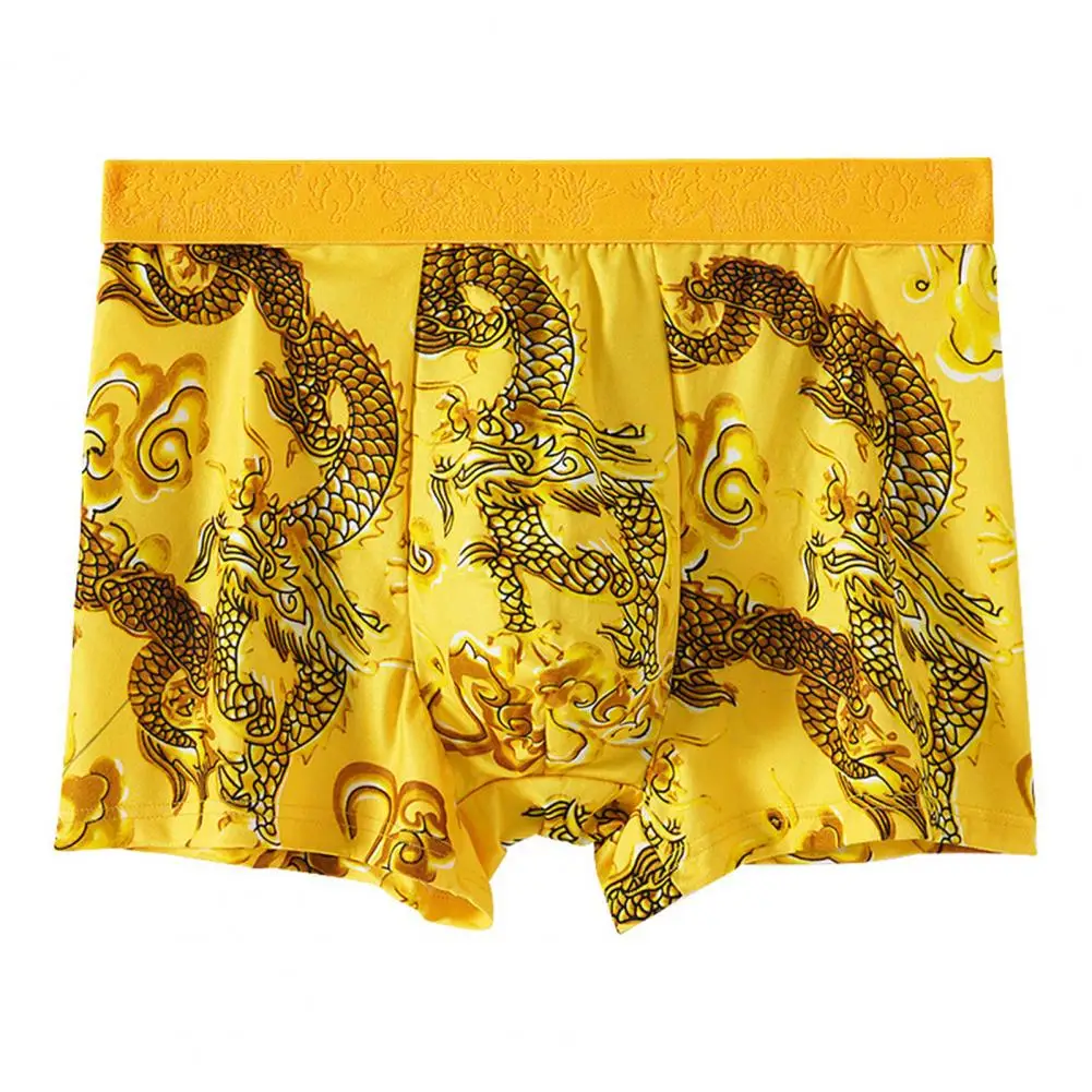 1Pc Men Dragon Pattern Underwear Men - Uniqwear