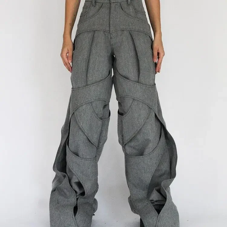 New Casual Floor Mopping Loose Jeans for Men - Uniqwear