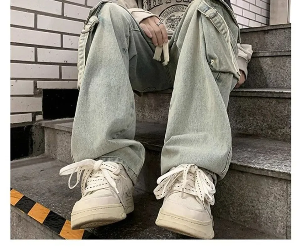 New Retro High Street Jeans for Men - Uniqwear