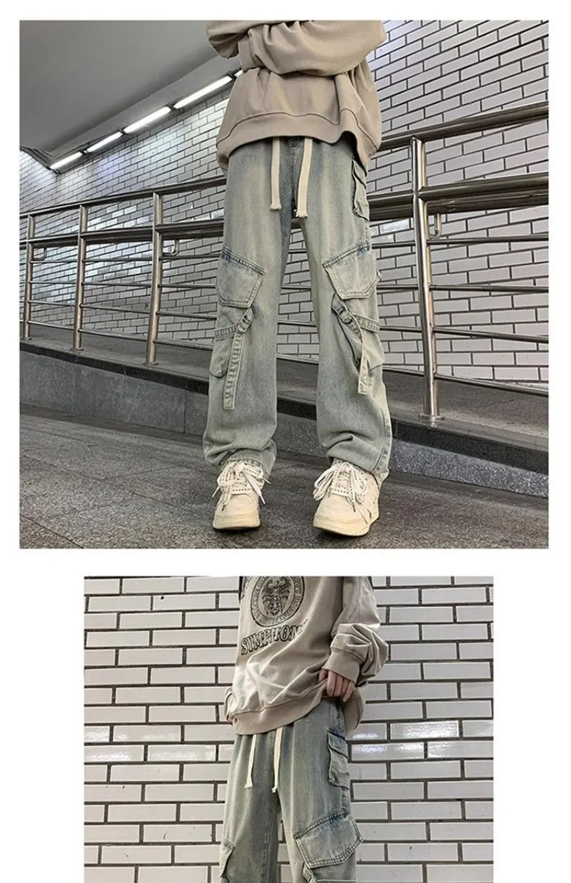 New Retro High Street Jeans for Men - Uniqwear