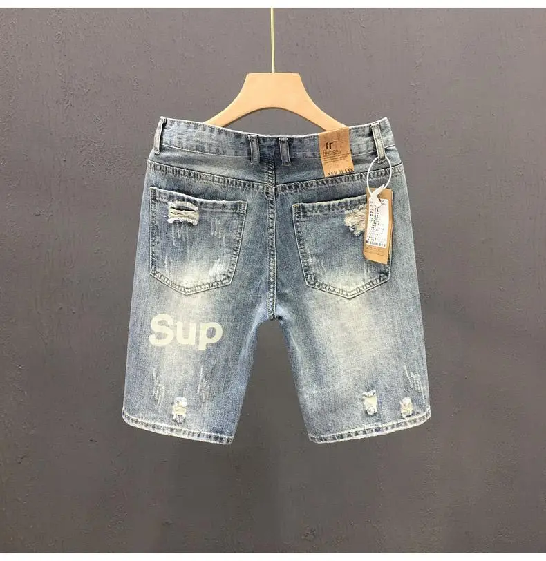 Vintage Men's Summer Denim Shorts - Uniqwear