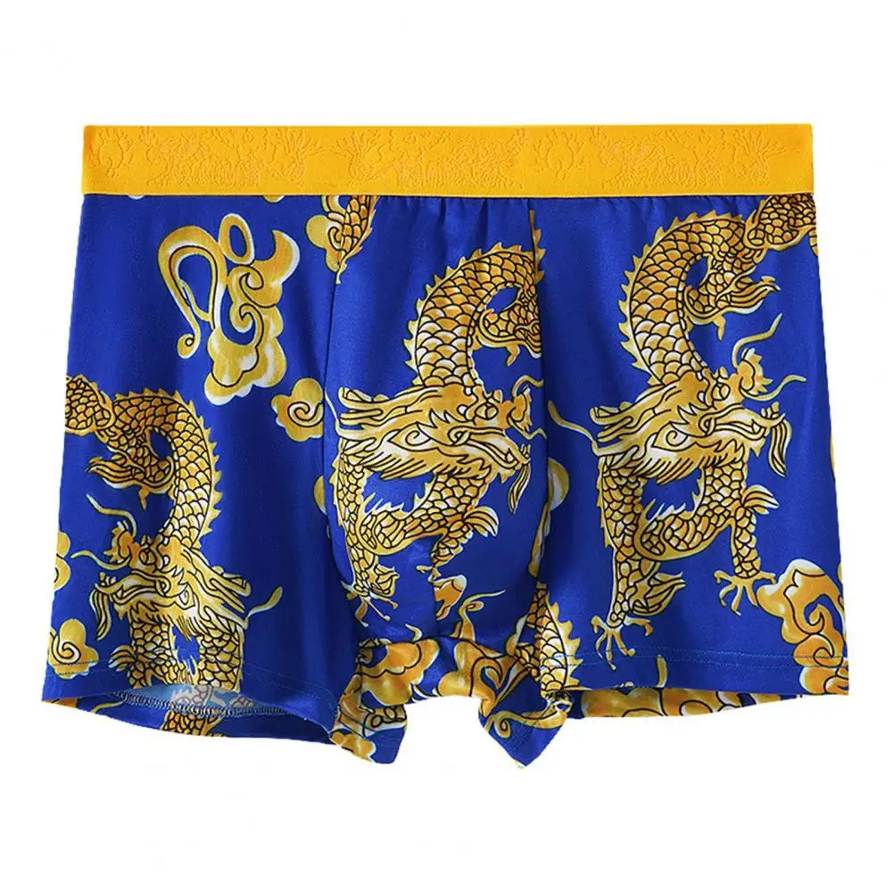 1Pc Men Dragon Pattern Underwear Men - Uniqwear