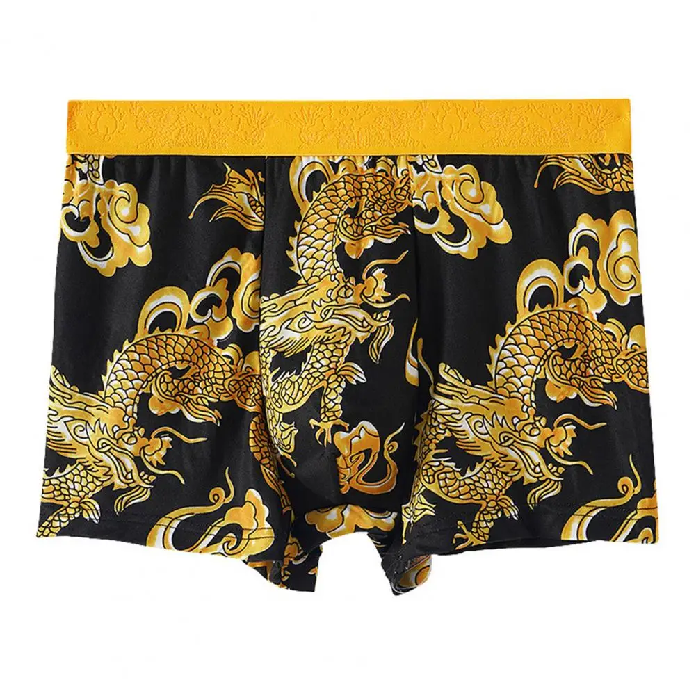 1Pc Men Dragon Pattern Underwear Men - Uniqwear