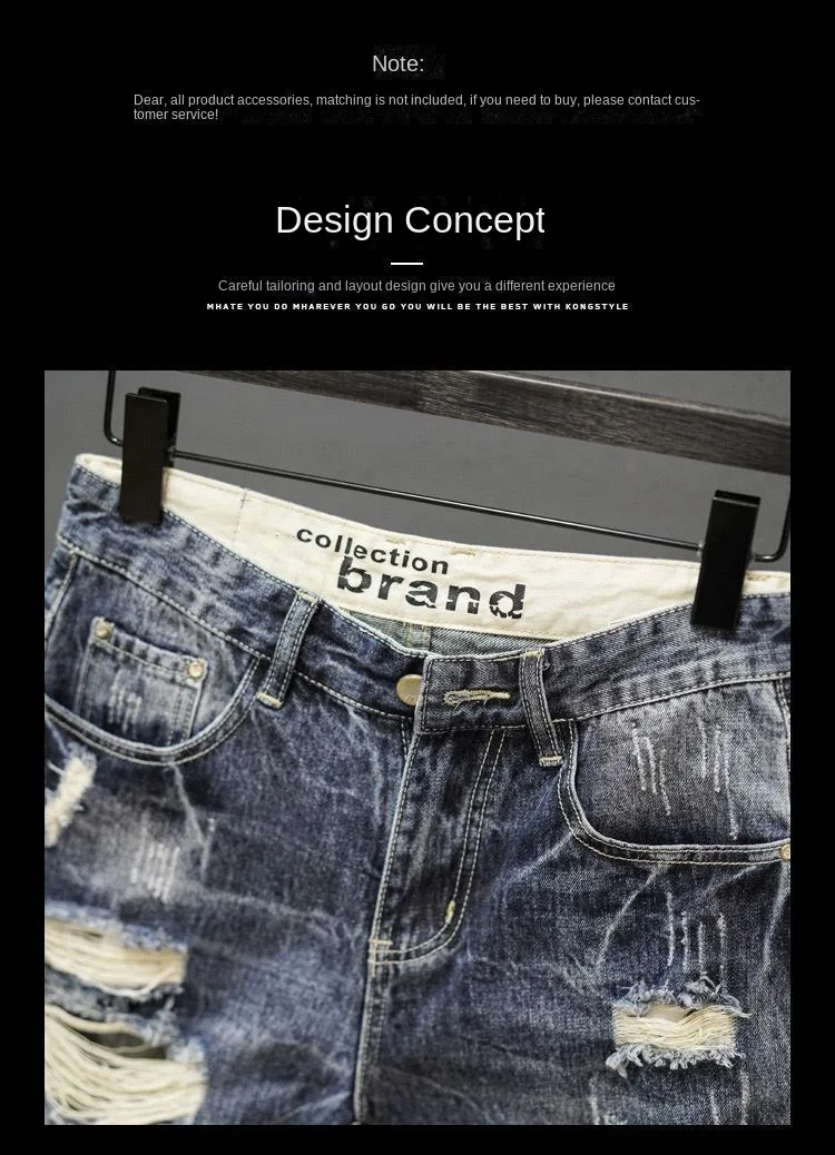Vintage Men's Summer Denim Shorts - Uniqwear