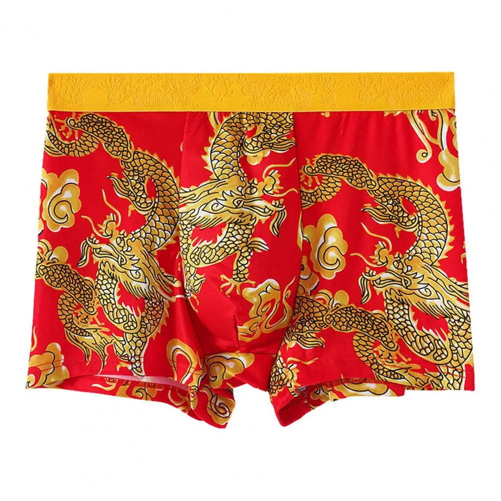 1Pc Men Dragon Pattern Underwear Men - Uniqwear