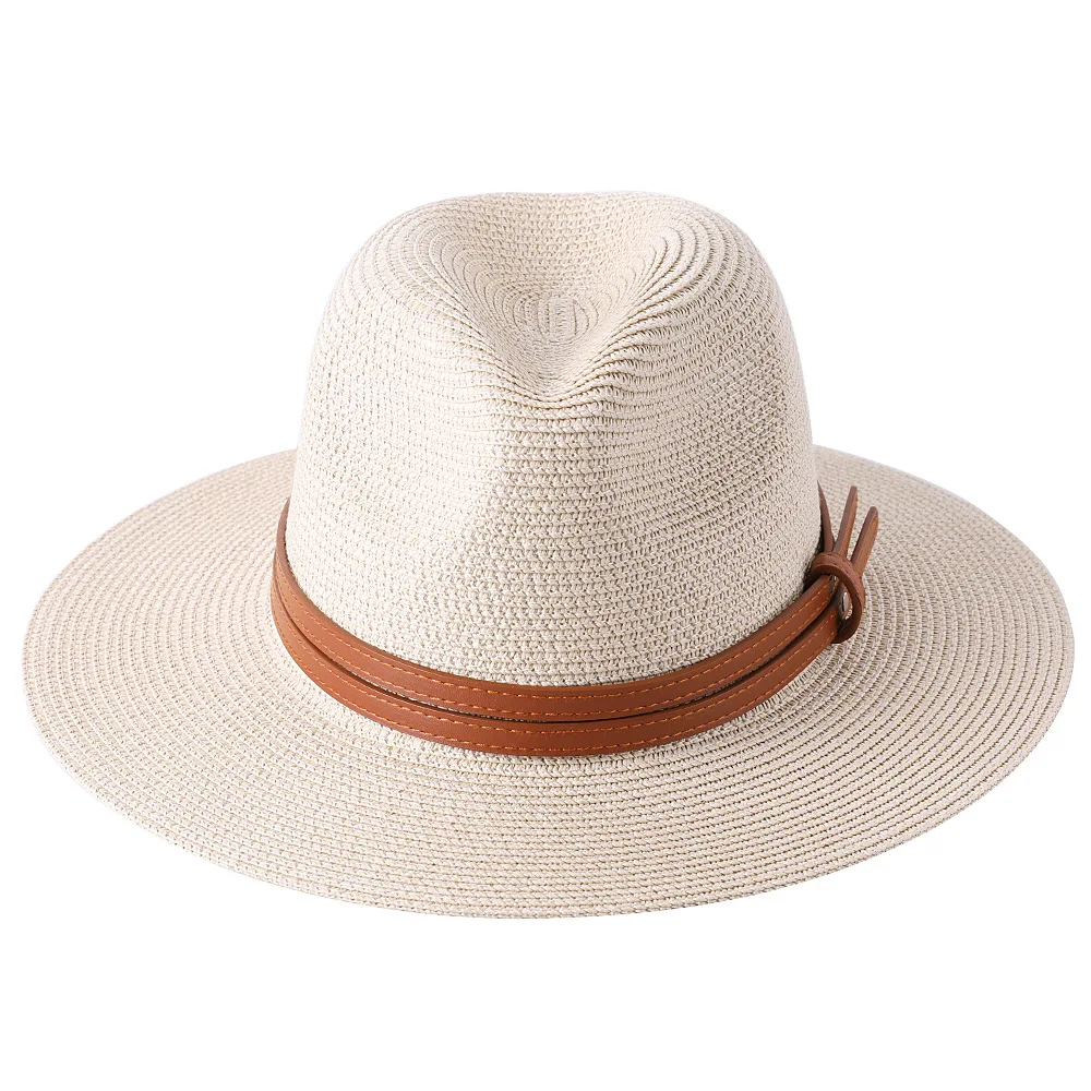 New Natural Panama Soft Shaped Straw Hat Women/Men - Uniqwear
