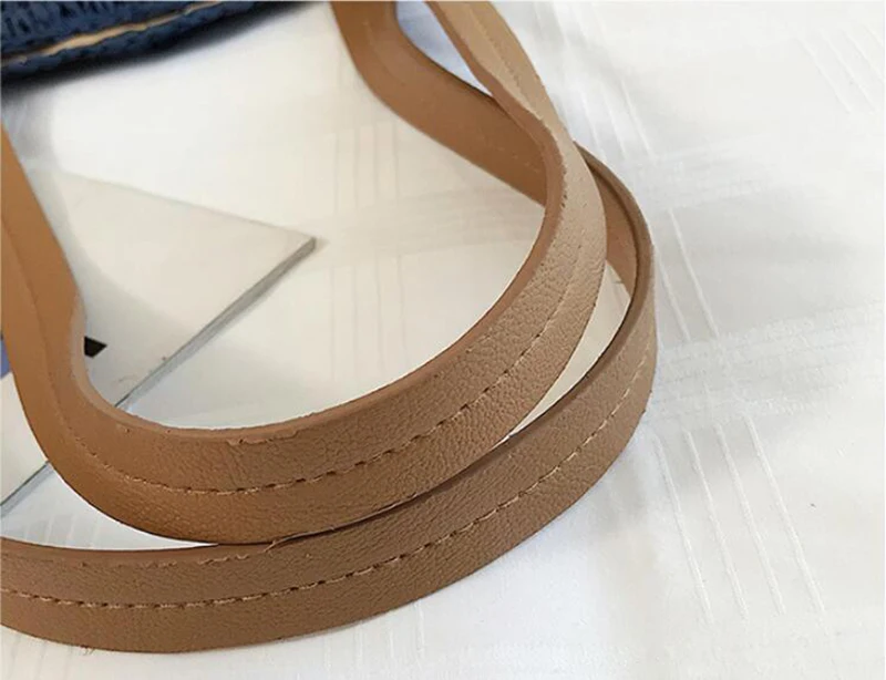 Large Capacity Round Women Straw Bag Summer Bags - Uniqwear