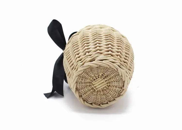 Hand Bag Tote Travel Clutch Bohemian Straw Women Basket - Uniqwear