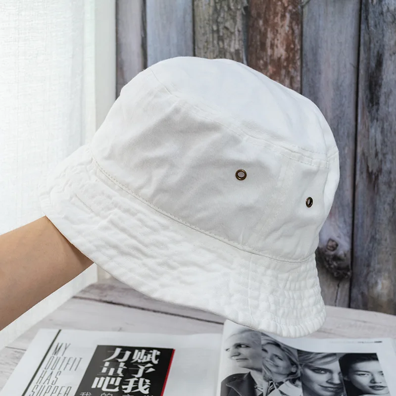 New Unisex Bucket Hat Washed Denim Cap - Uniqwear