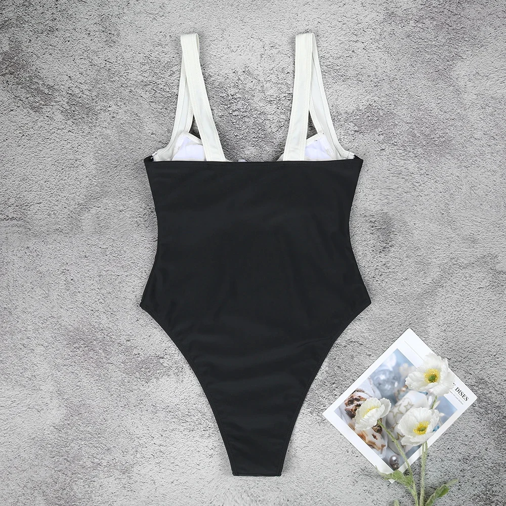 Solid Thong Brazilian Bikinis Swimwear Women - Uniqwear