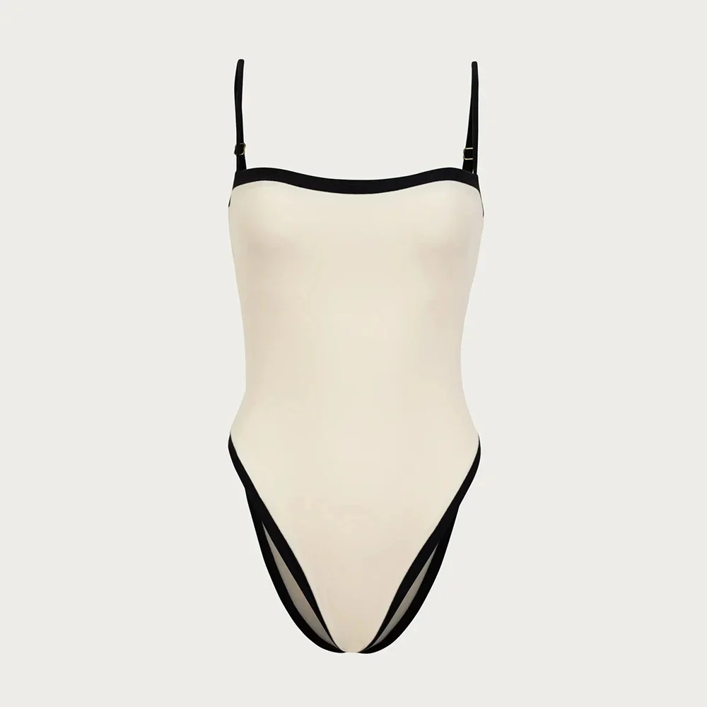 Solid Thong Brazilian Bikinis Swimwear Women - Uniqwear