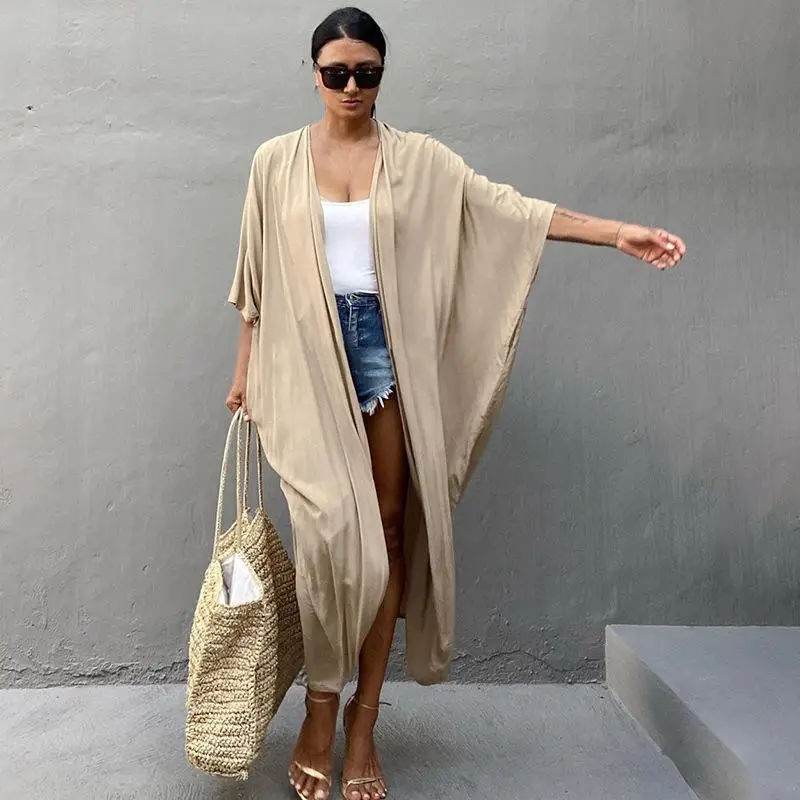 Women's Beach Cover Up Kimono - Uniqwear