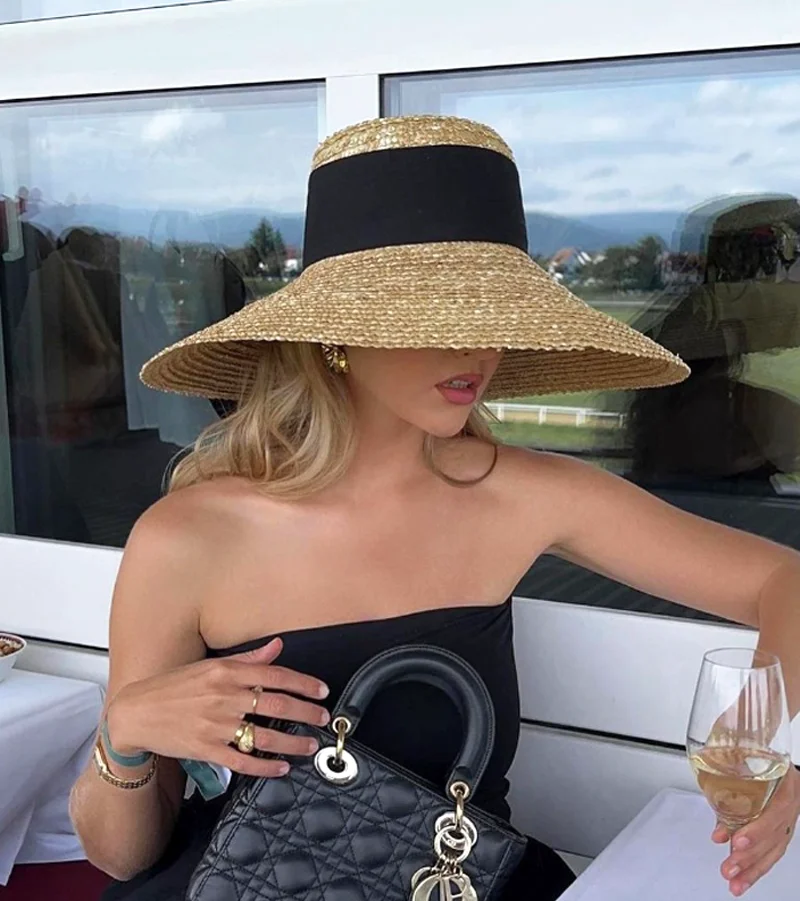 Summer Straw Beach Hat Women - Uniqwear