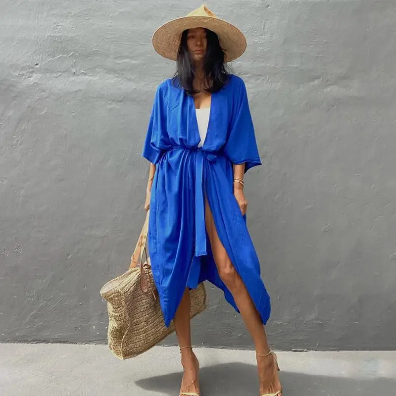 Women's Beach Cover Up Kimono - Uniqwear