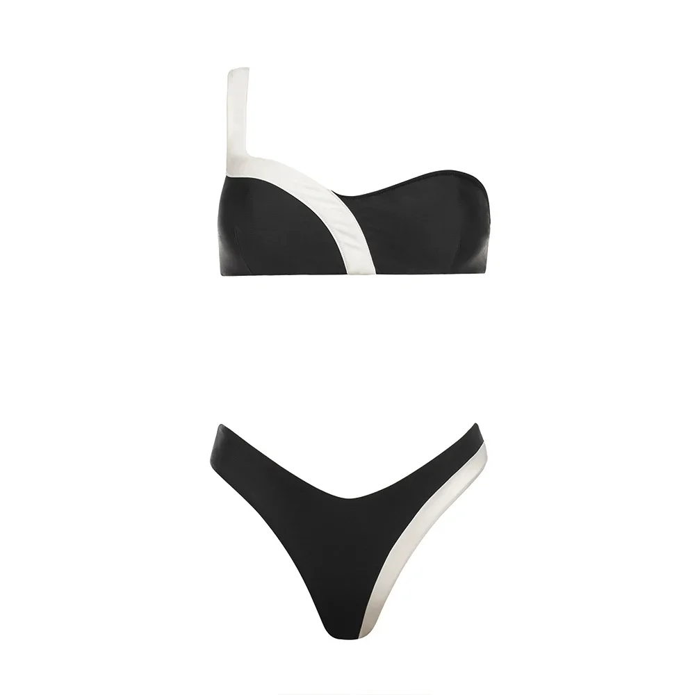 Solid Thong Brazilian Bikinis Swimwear Women - Uniqwear