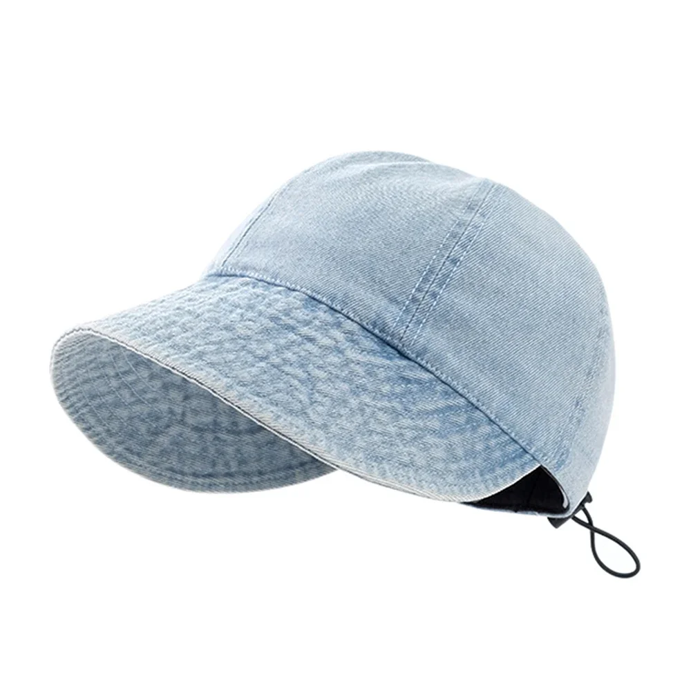 Spring Summer Sun Hats for Women Men Denim Bucket - Uniqwear