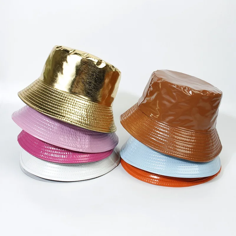 Fashion Shiny Hip-Hop Bucket Hat for Women Men - Uniqwear