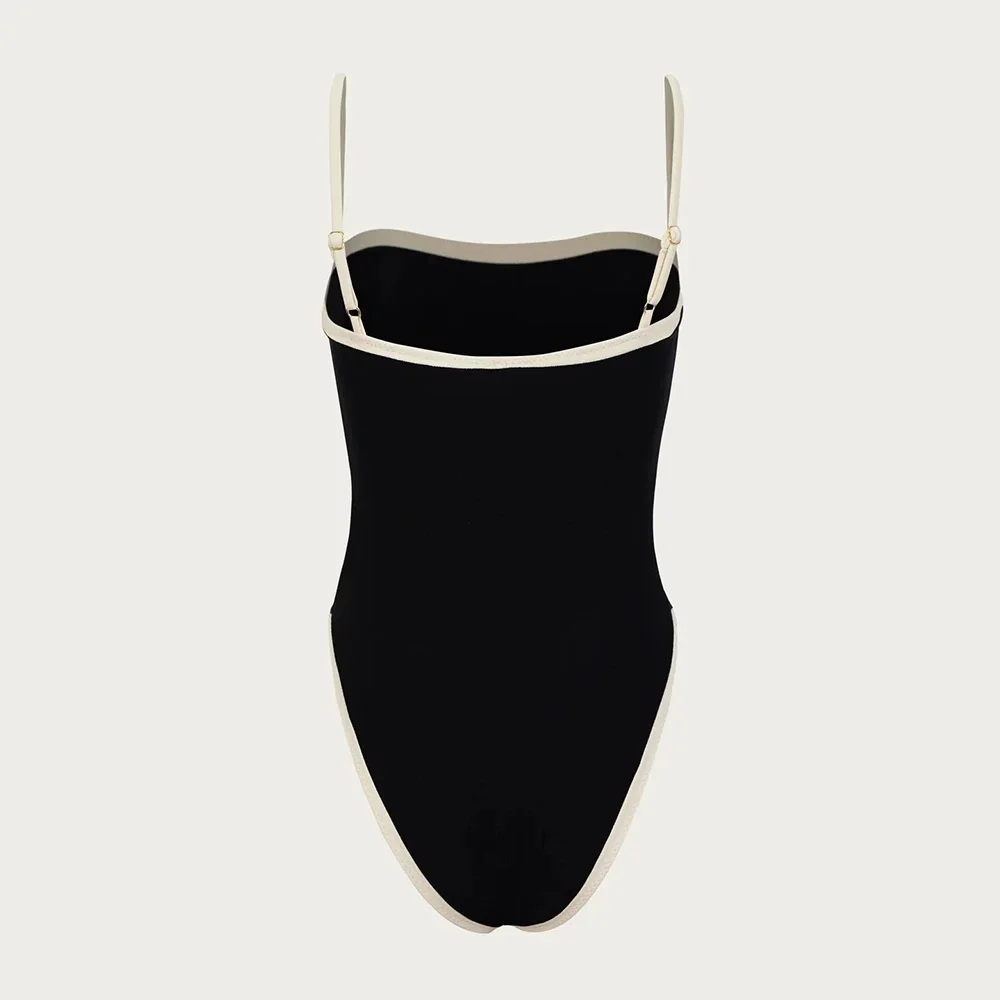 Solid Thong Brazilian Bikinis Swimwear Women - Uniqwear
