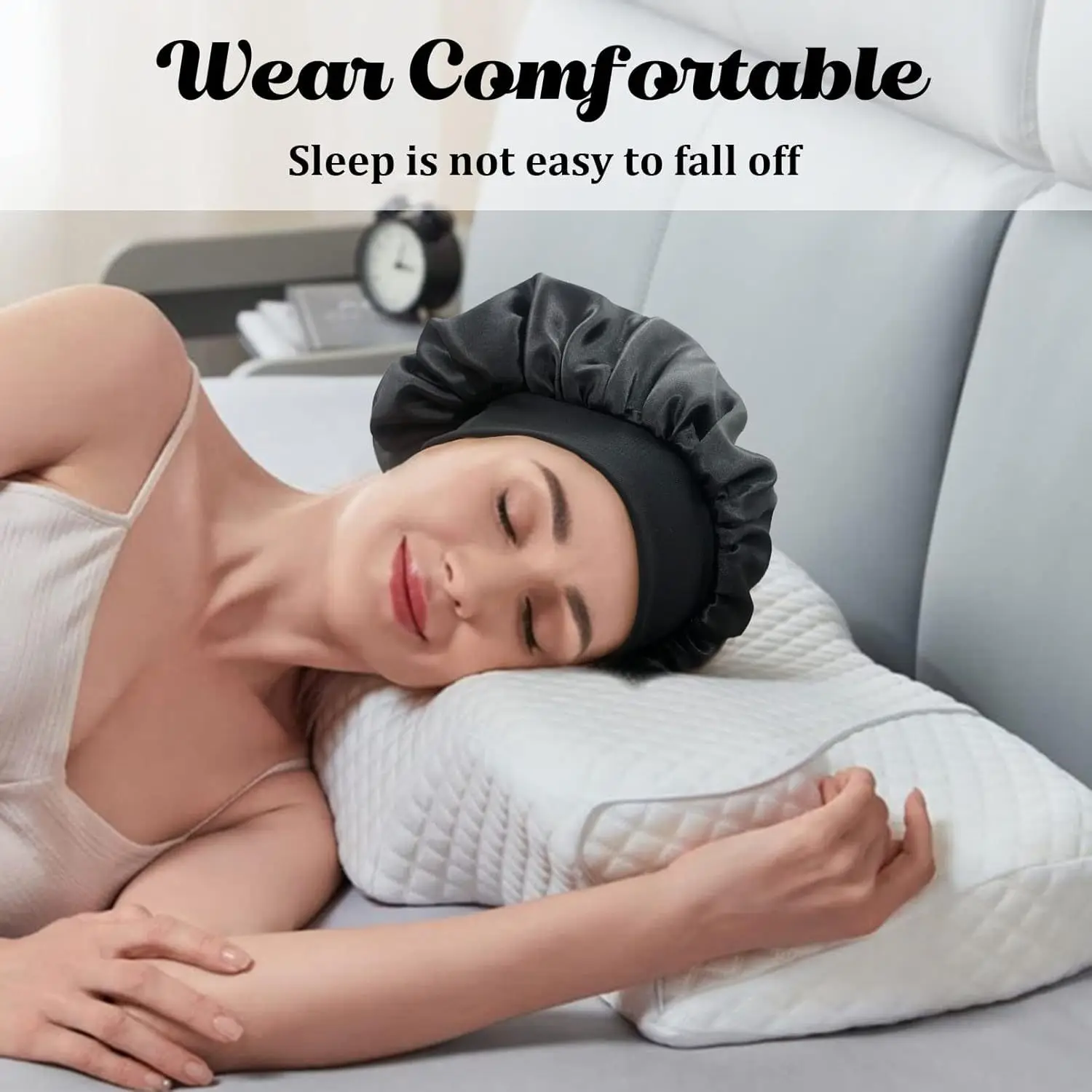 Women Satin Bonnet Hair Bonnet for Sleeping Hair Care - Uniqwear