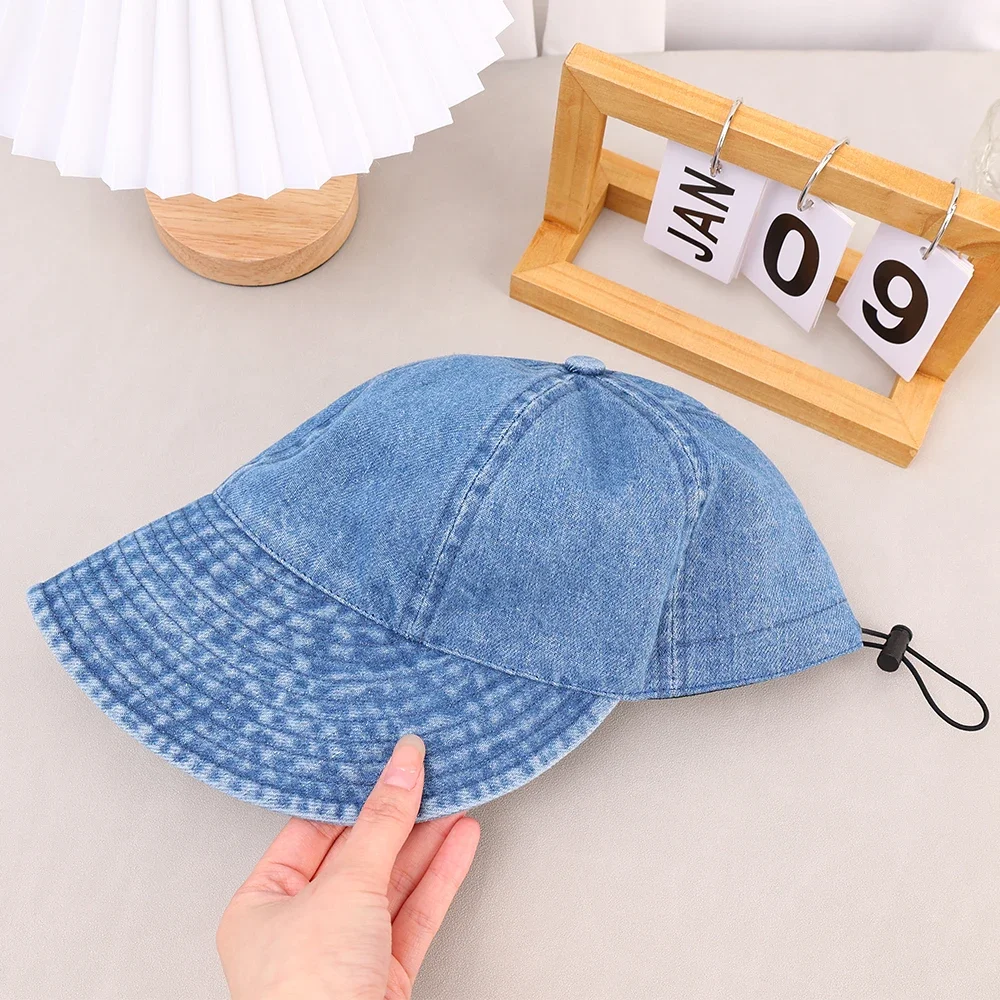 Spring Summer Sun Hats for Women Men Denim Bucket - Uniqwear
