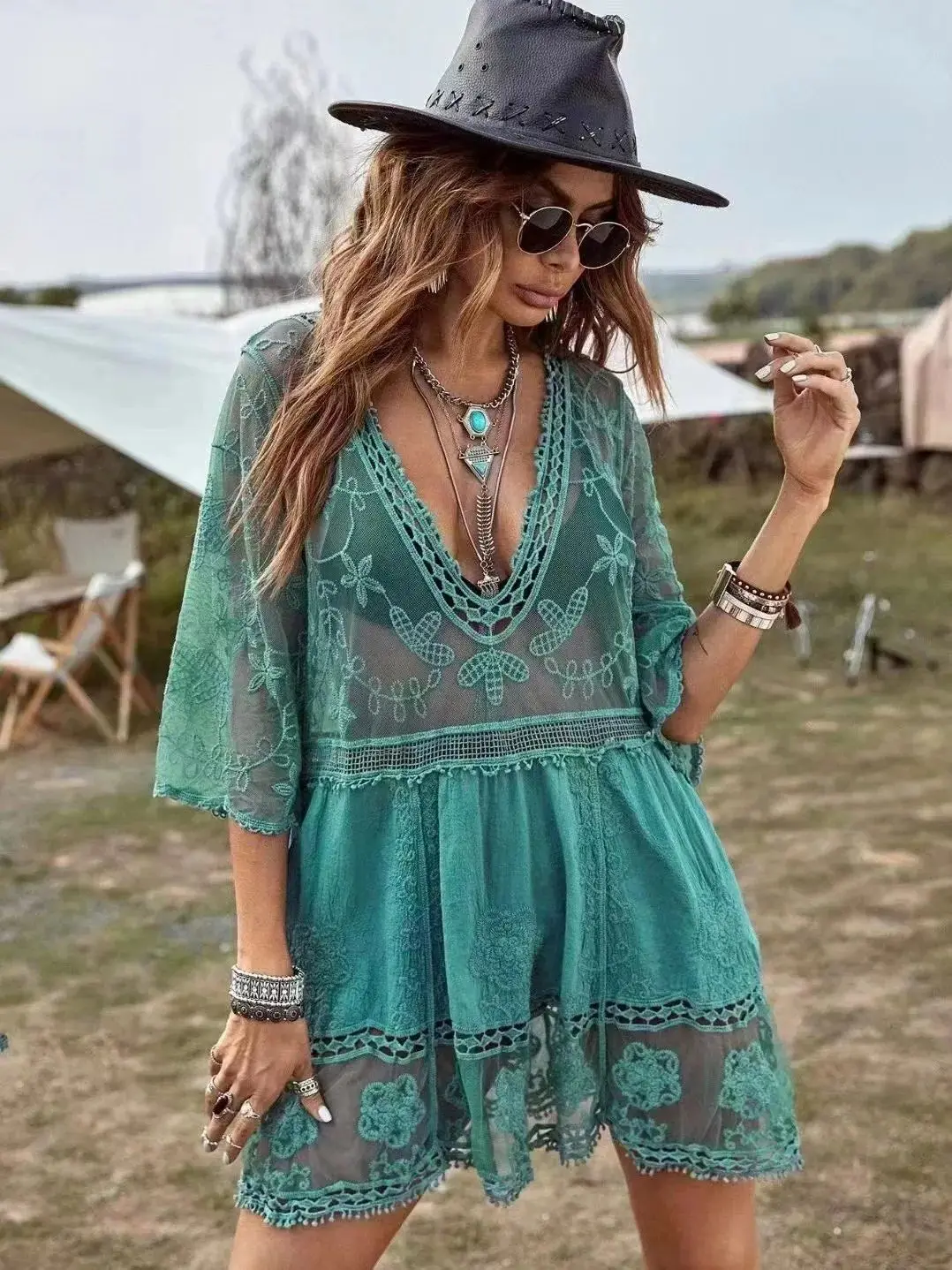 Bikini Cover Ups New Beach Dress - Uniqwear