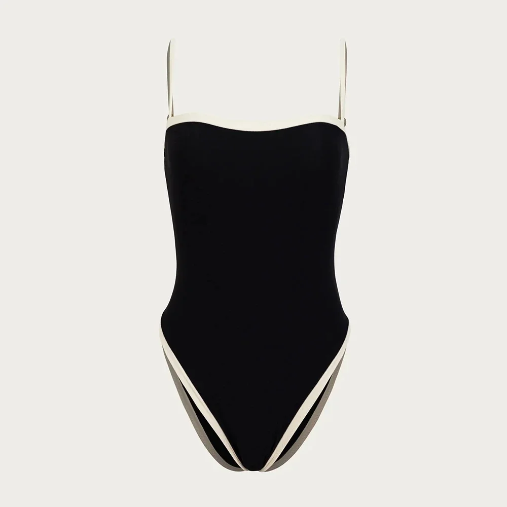 Solid Thong Brazilian Bikinis Swimwear Women - Uniqwear