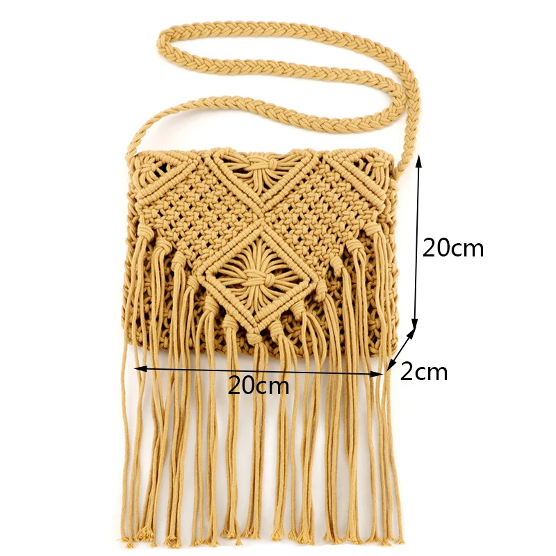 New Straw Bag Bohemian Tassel Beach Bag - Uniqwear